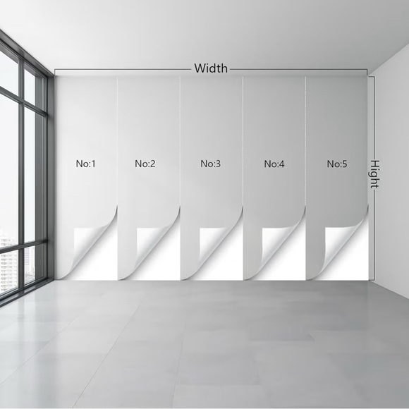 Elegant Gray Jungle Tropical Plant Wallpaper/Wall Mural - Picture 3 of 7